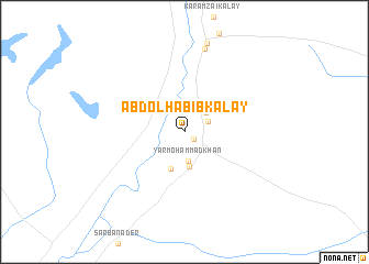 map of ‘Abd ol Ḩabīb Kalay