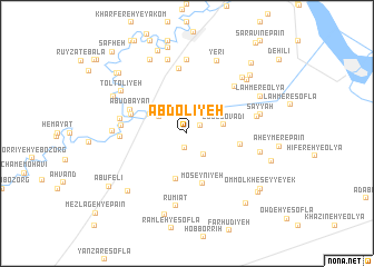 map of ‘Abdolīyeh