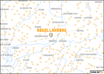 map of ‘Abdollāhābād