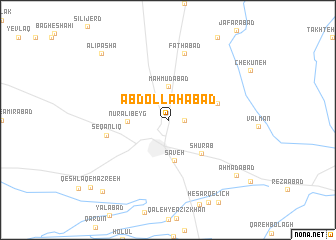 map of ‘Abdollāhābād