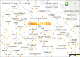 map of ‘Abdollāhābād