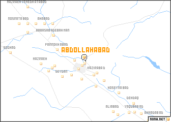 map of ‘Abdollāhābād