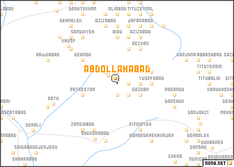 map of ‘Abdollāhābād