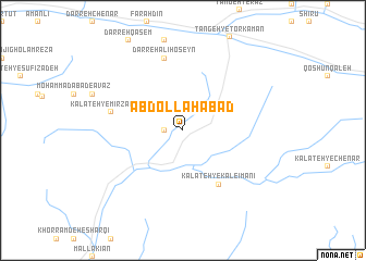 map of ‘Abdollāhābād