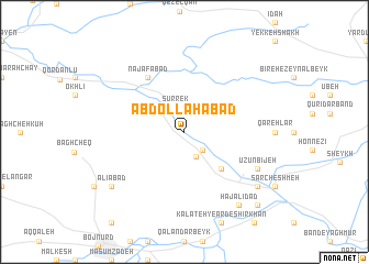 map of ‘Abdollāhābād