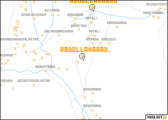 map of ‘Abdollāhābād