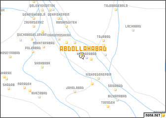 map of ‘Abdollāhābād