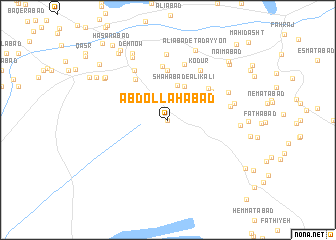 map of ‘Abdollāhābād