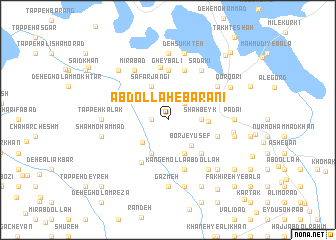 map of ‘Abdollāh-e Bārānī