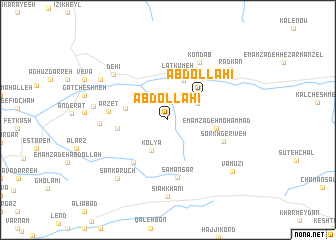 map of ‘Abdollāhī