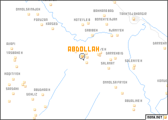 map of ‘Abdollāh