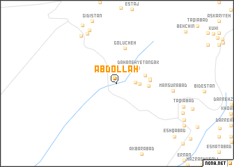 map of ‘Abdollāh