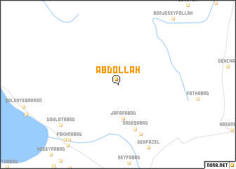 map of ‘Abdollāh