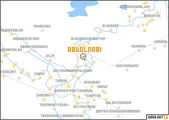 map of ‘Abd ol Nabī