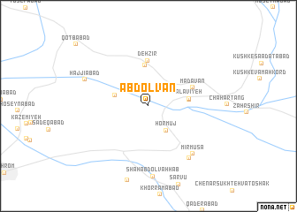 map of ‘Abd ol Van
