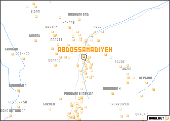 map of ‘Abd oş Şamadīyeh