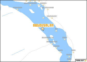 map of Abdou Salam