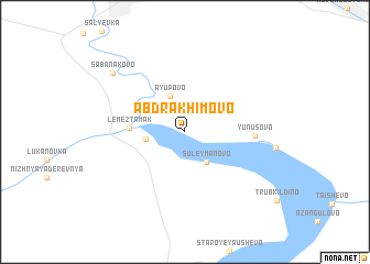 map of Abdrakhimovo