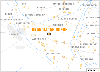 map of ‘Abd Sālim Shināfah