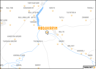 map of Abdukarim