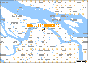 map of Ābdul Bepārir Kāndi