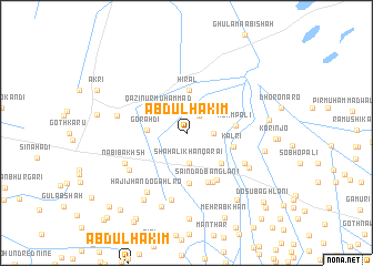 map of Abdul Hakīm