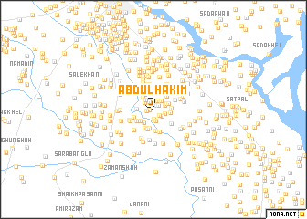 map of Abdul Hakīm