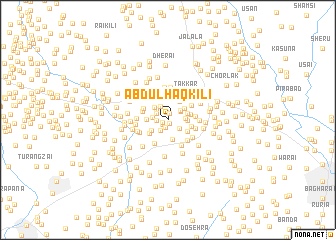 map of Abdul Haq Kili