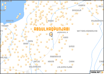 map of Abdul Haq Punjābi