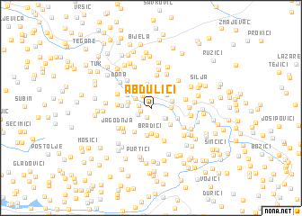 map of Abdulići