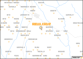 map of Ābdul Kʼadir