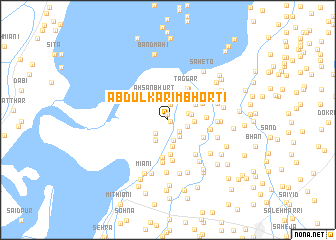 map of Abdul Karīm Bhorti