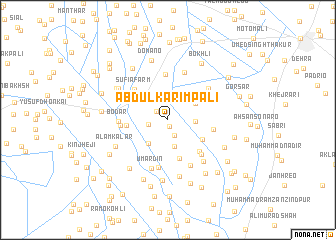 map of Abdul Karīm Pali