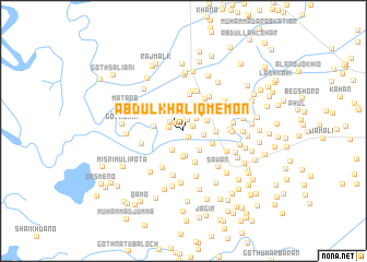 map of Abdul Khāliq Memon