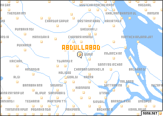 map of Ābdullābād