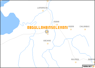 map of Abdullah bin Selemani