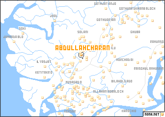 map of Abdullāh Chāran