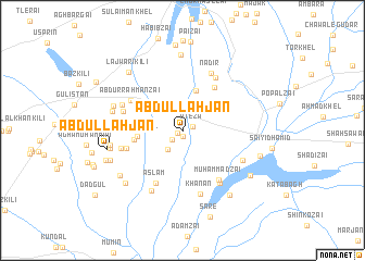 map of Abdullāh Jān