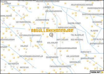 map of Abdullāh Khān Rājar