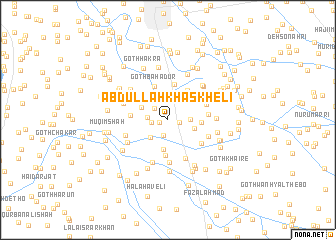 map of Abdullāh Khāskheli