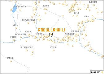 map of Abdullah Kili