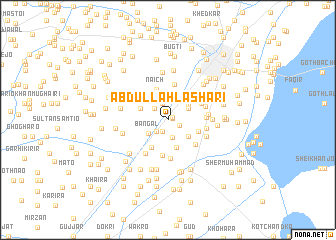 map of Abdullāh Lashāri