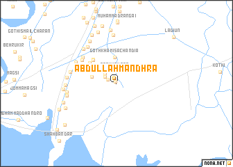 map of Abdullāh Mandhra