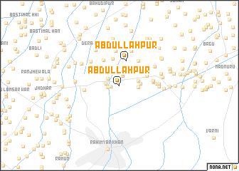 map of Abdullāhpur