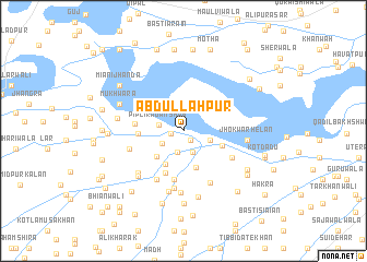 map of Abdullāhpur