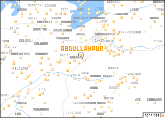 map of Abdullāhpur