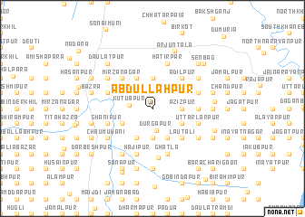 map of Abdullāhpur