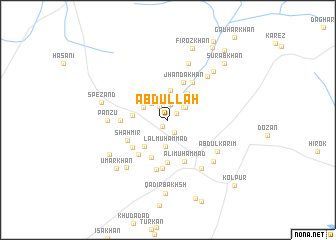 map of Abdullāh