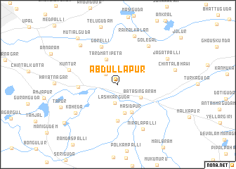 map of Abdullapur