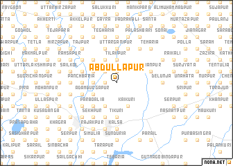 map of Ābdullāpur